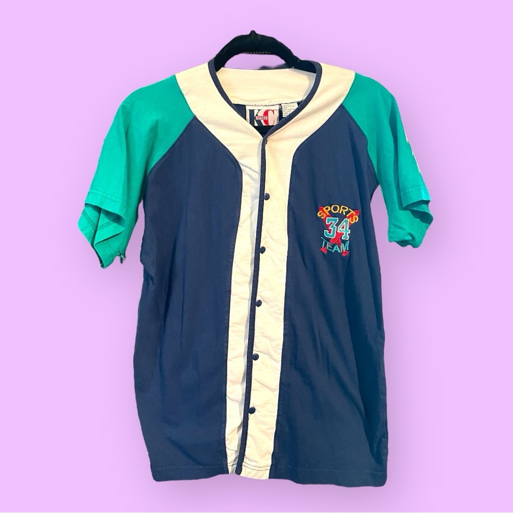 Vintage KC Sports Baseball Jersey Shirt
